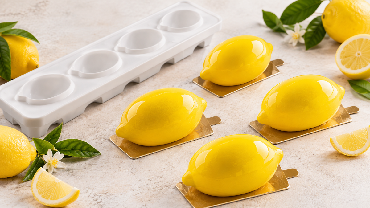Trompe-l’œil citron : 4 entremets citrons