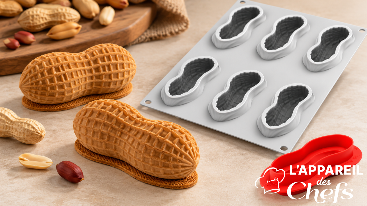 Trompe-l’œil cacahuète : 6 entremets cacahuète & chocolat