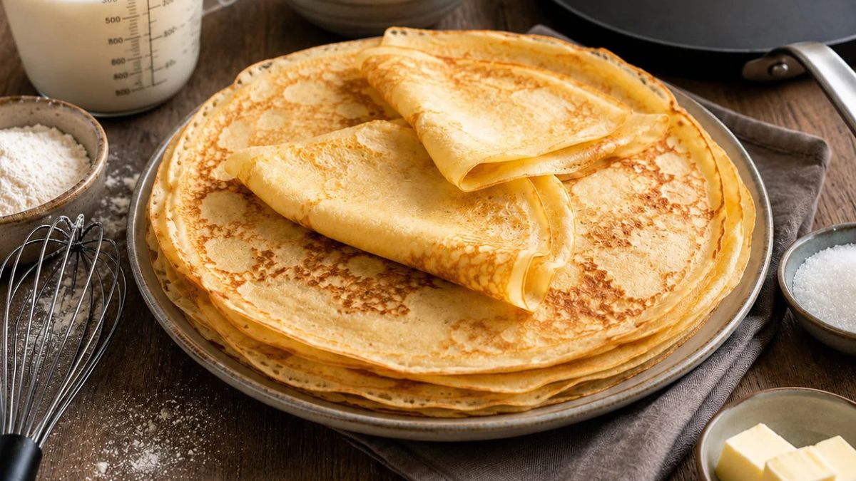 Crêpes moelleuses maison