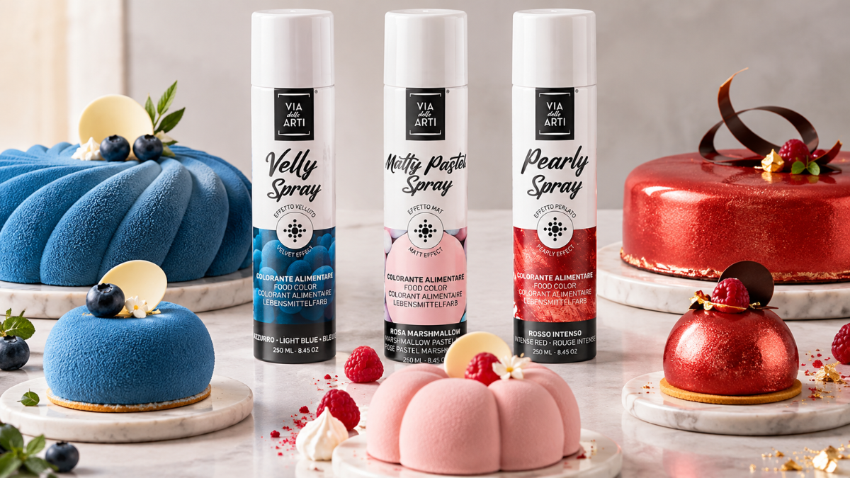 Sprays alimentaires : comment les utiliser pour décorer vos pâtisseries ?