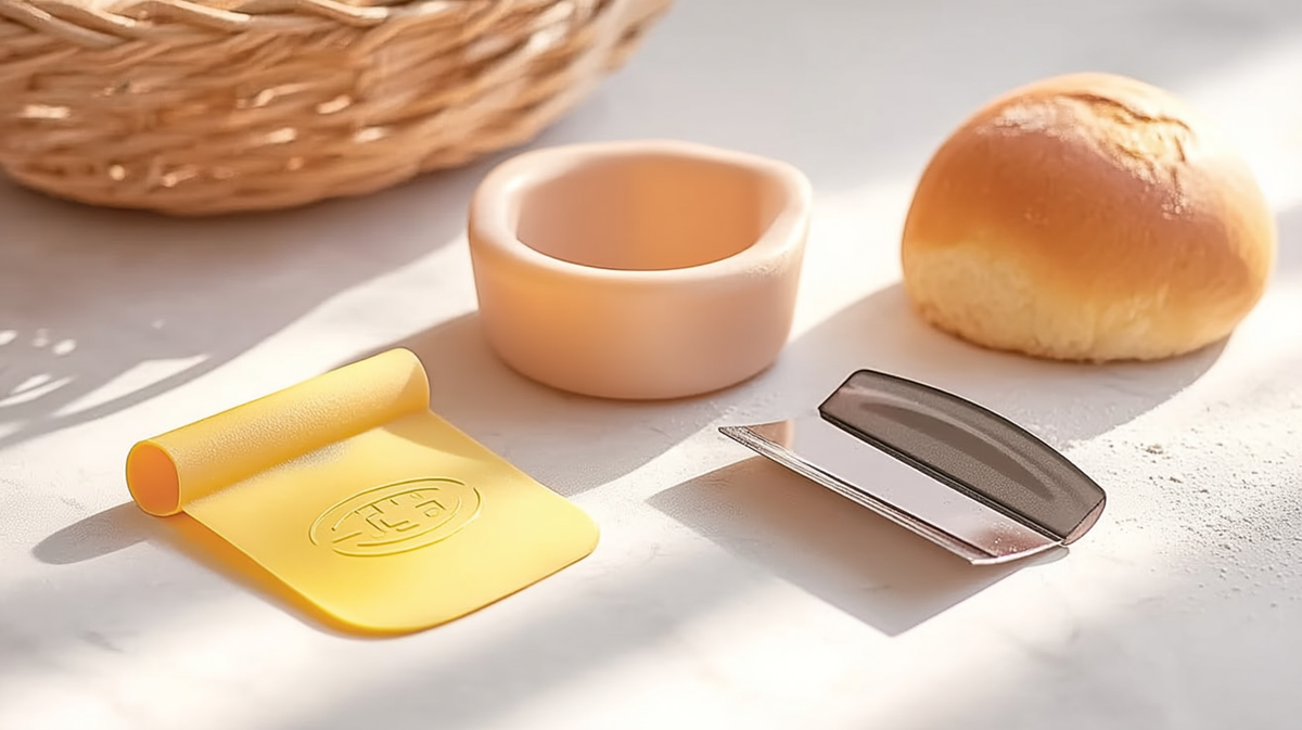 Coupe-pâte et raclette de boulangerie pour travailler la pâte