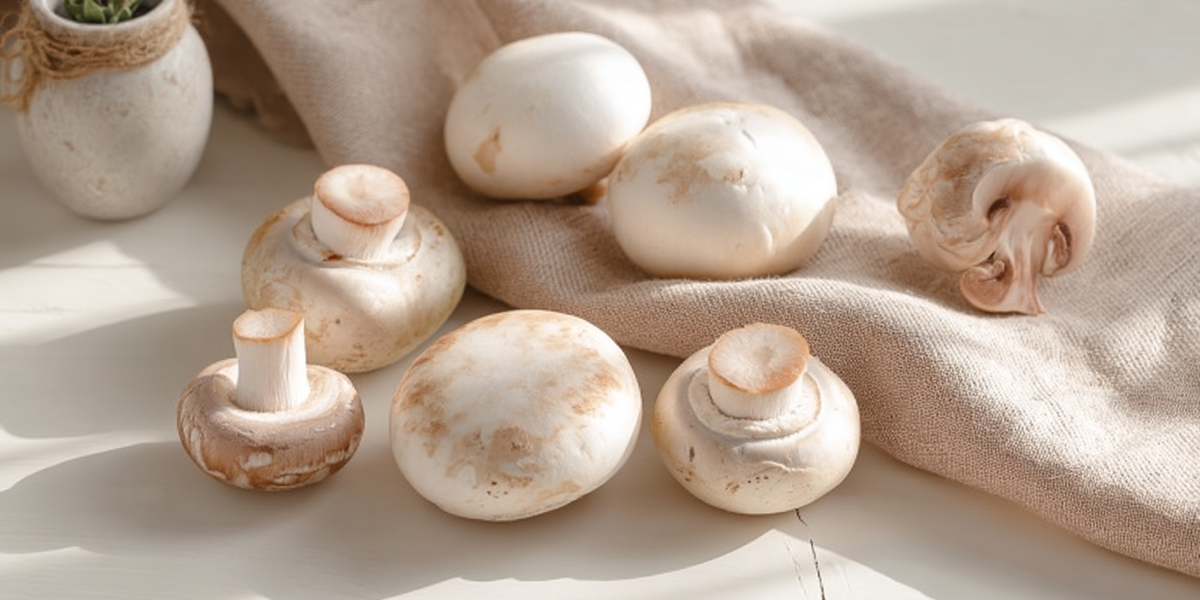 Champignons de Paris frais entiers