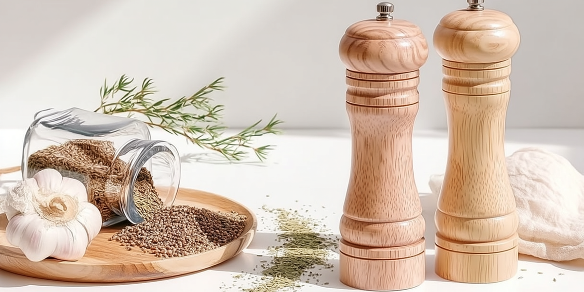 Moulins à sel et à poivre en bois