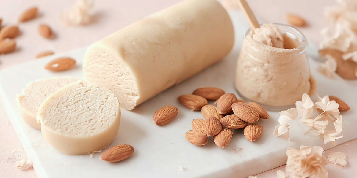 Pâte d’amande avec amandes entières