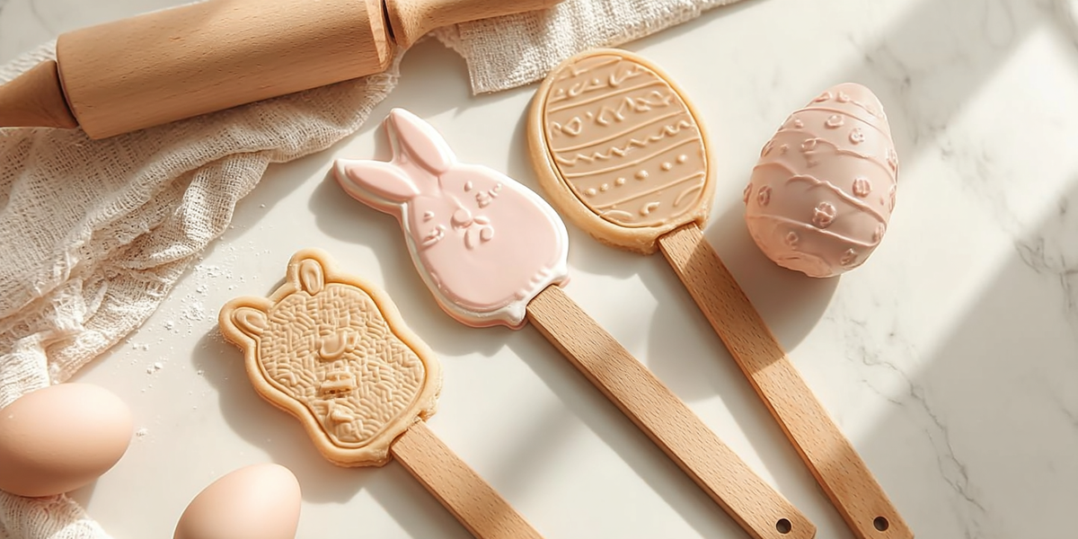 Ustensiles de pâtisserie pour décorer les créations de Pâques