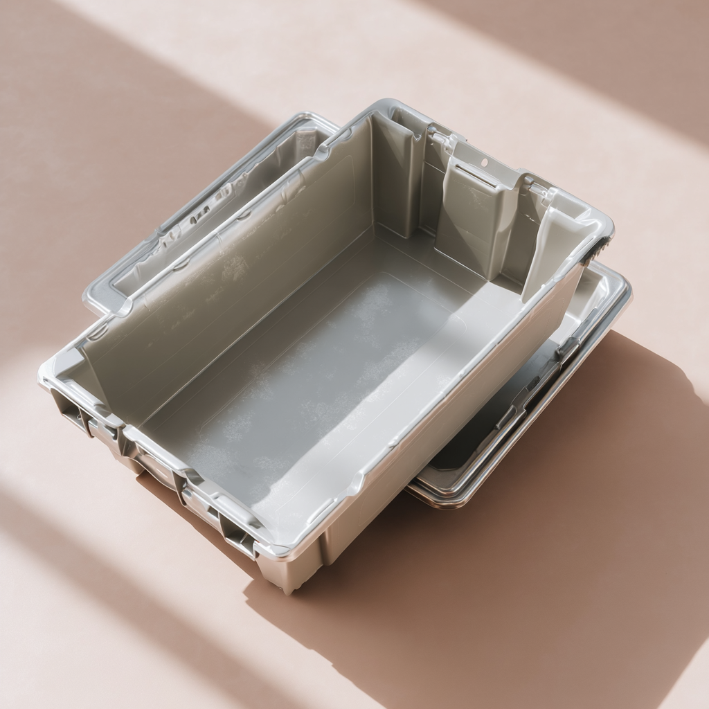 Bacs de rangement et de stockage en plastique empilables