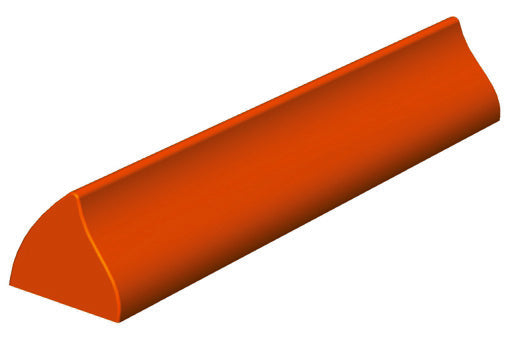 Mallard Ferrière - Moule à bûche Plastique Vague 50 cm (x12)