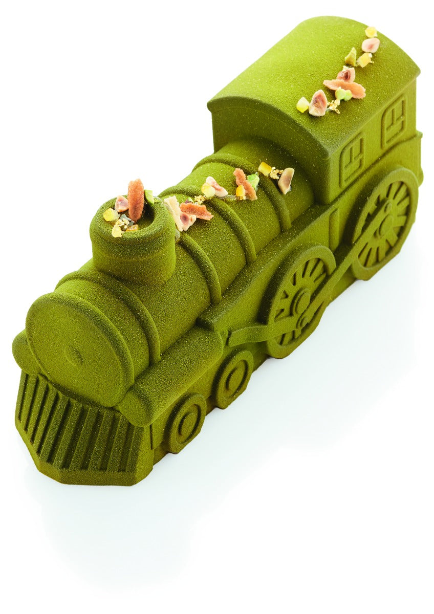Pavoni - Moule Silicone Bûche Locomotive Pavocake - 1435 ml