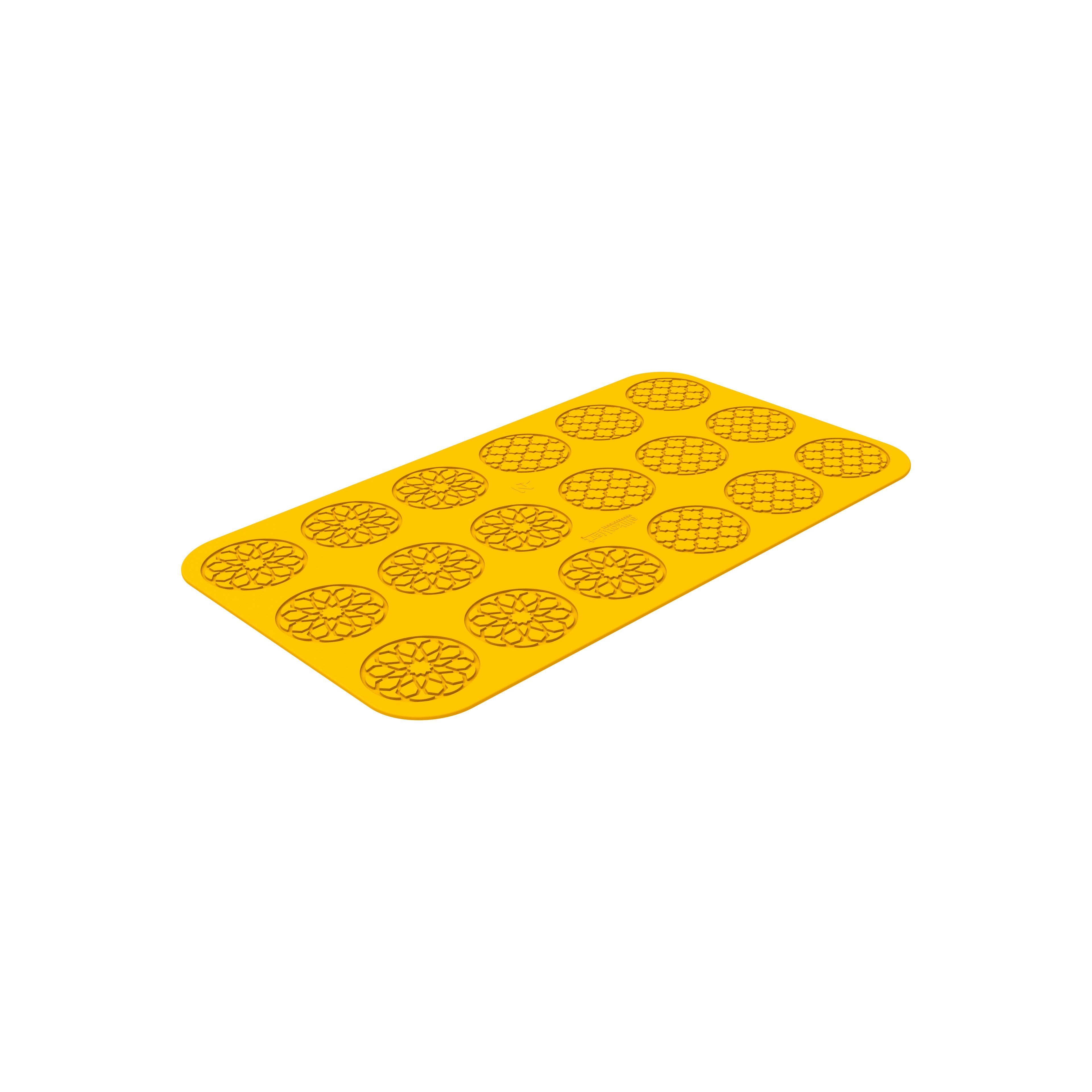Silikomart - Moule Silicone Décor Rond Ambra (x16) Naturae