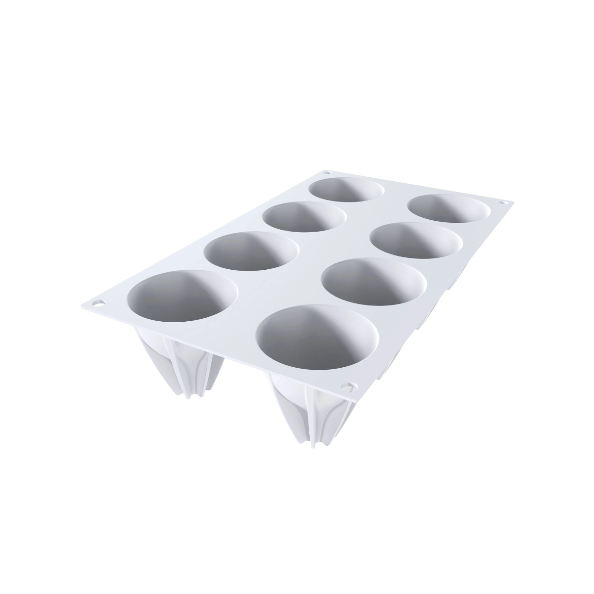 Silikomart - Moule silicone 8 Vegas Ø64 mm 90 ml