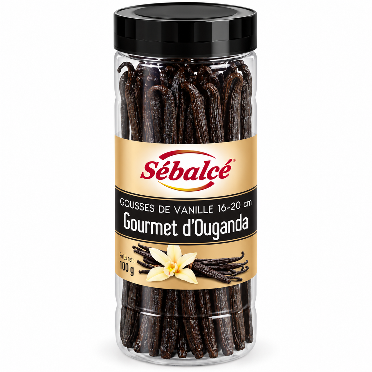 Sébalcé - Gousses de Vanille Gourmet d’Ouganda 16-20 cm