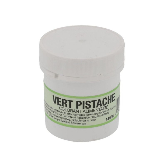 Colorant alimentaire vert pistache Mallard Ferrière
