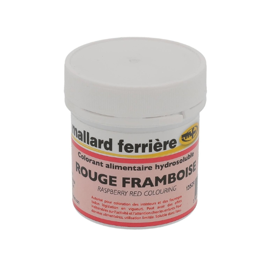 Colorant alimentaire rouge framboise Mallard Ferrière
