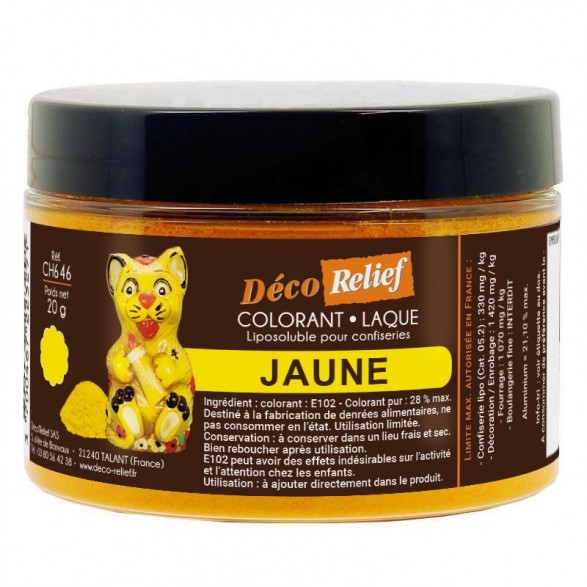 Décorelief - Colorant alimentaire laque liposoluble 20g