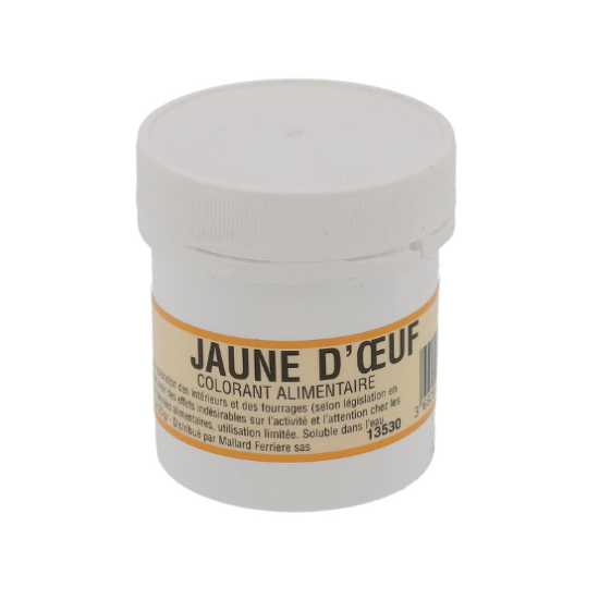 Colorant alimentaire jaune d'oeuf Mallard Ferrière
