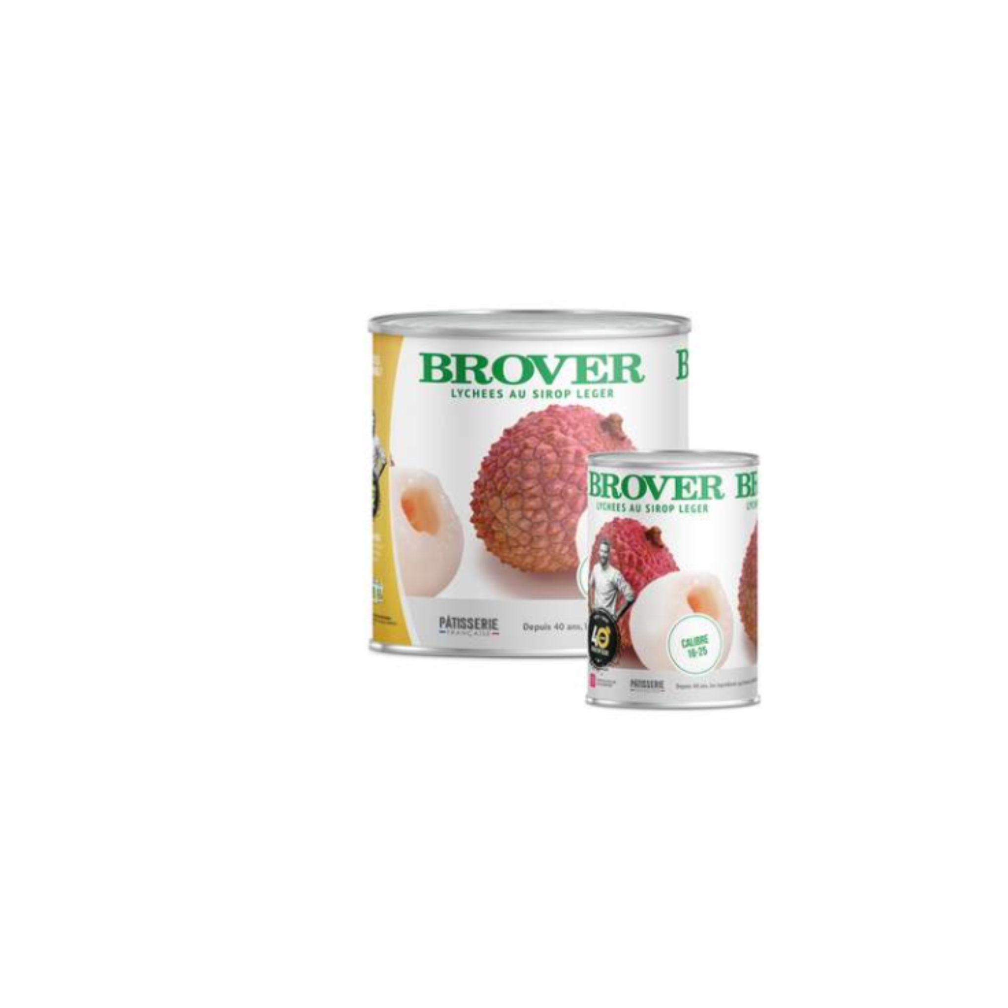 Brover - Litchi au sirop léger Boite 3/4