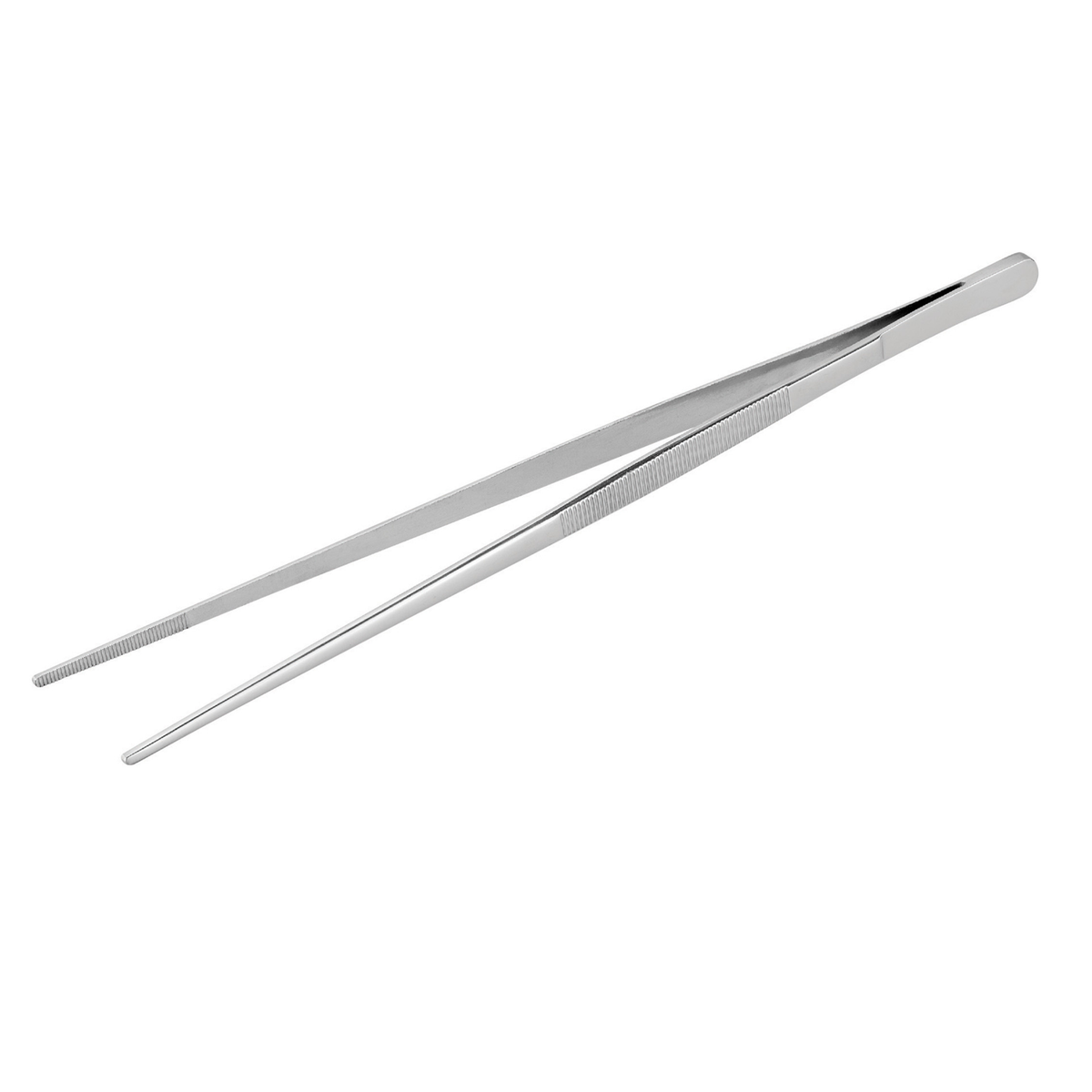 Pince de précision droite en inox pour dressage et décoration culinaire