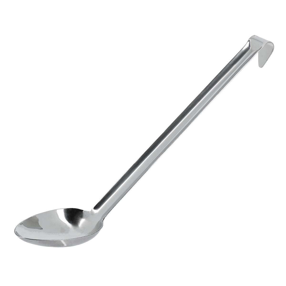 Louche en inox avec manche à crochet