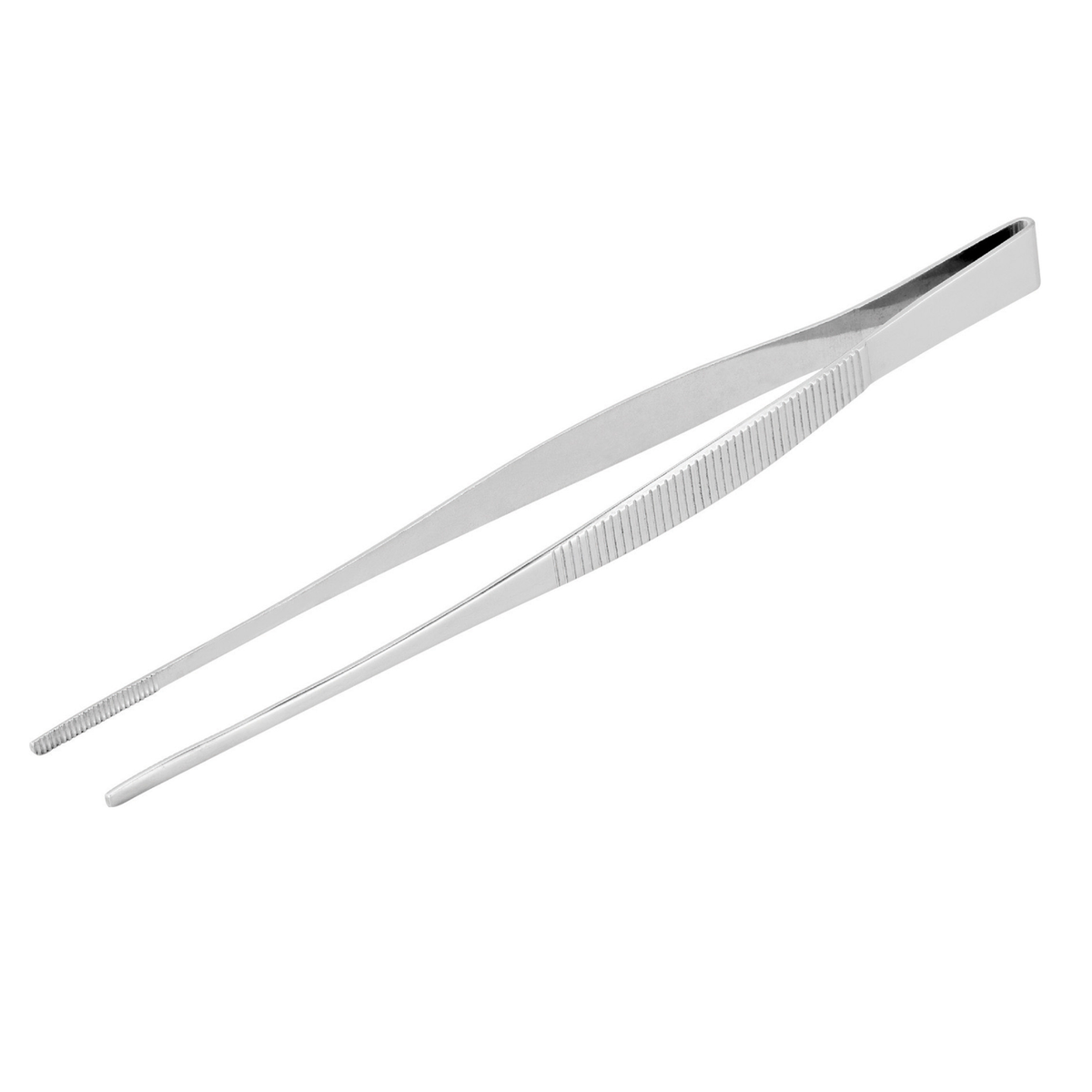 Pince de précision droite en inox pour dressage et décoration culinaire