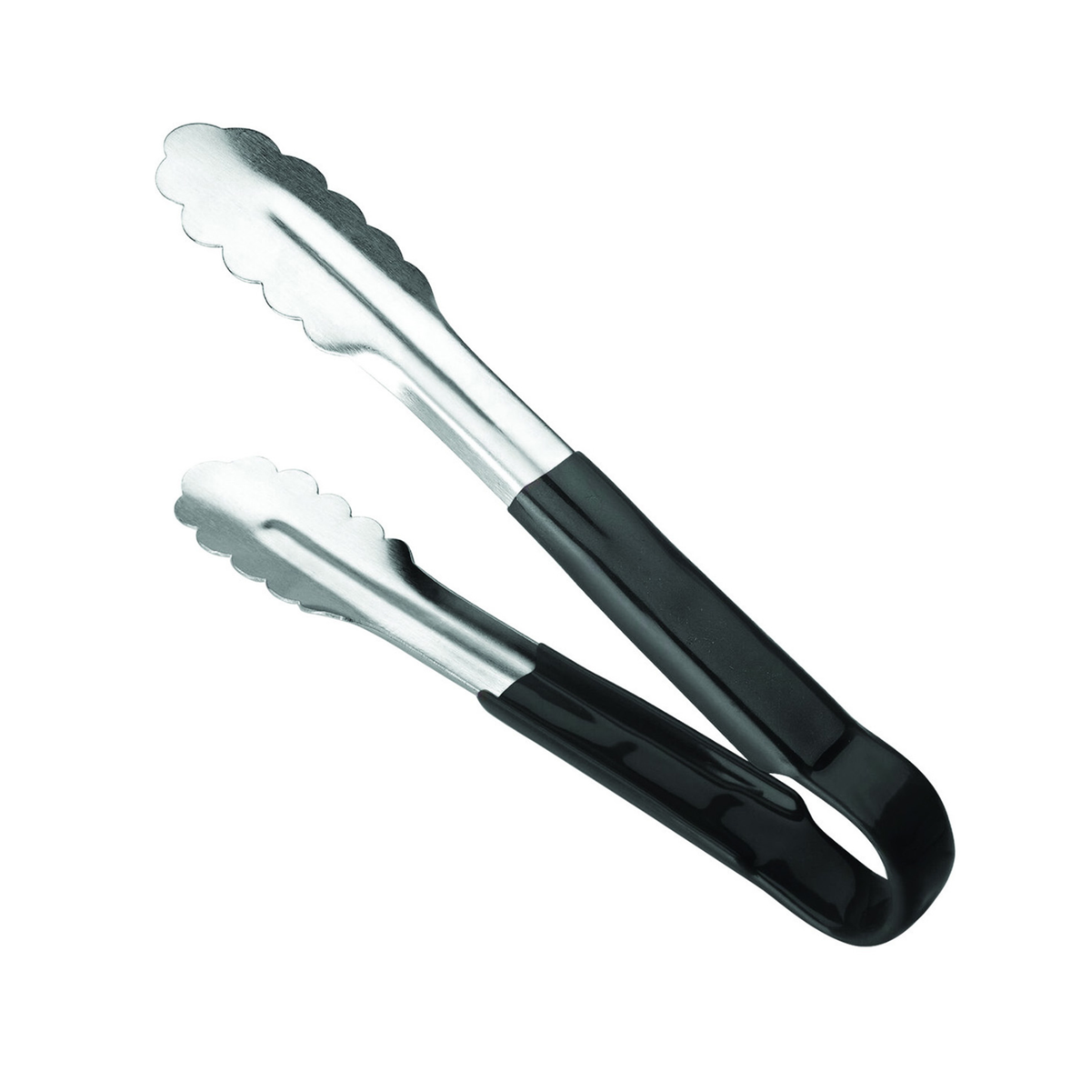 Pince de service en inox avec manche noir