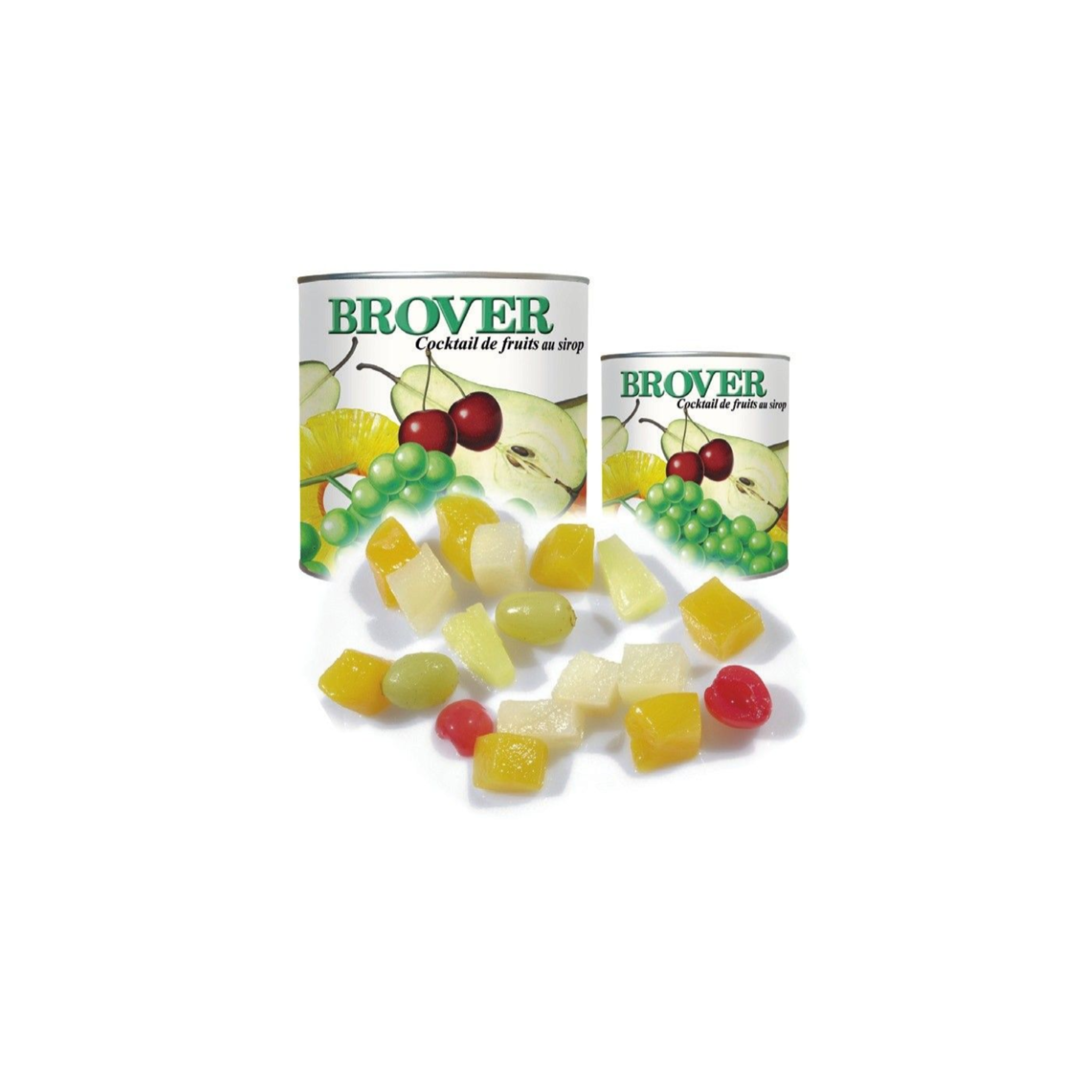 Brover - Cocktail de fruits au Sirop Boite 4/4
