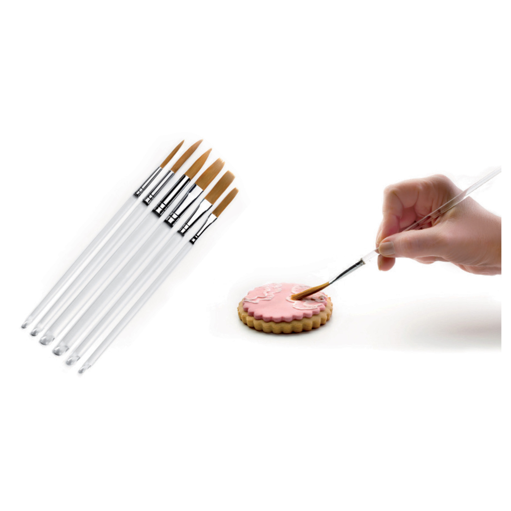 Mallard Ferrière - Lot de 6 Pinceaux Spécial Décoration