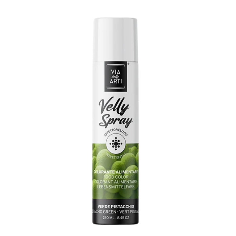 Spray velours alimentaire vert pistache Via delle Arti 250 ml