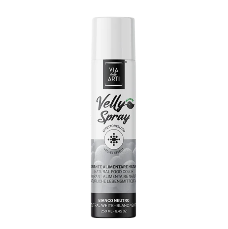 Spray velours alimentaire blanc Via delle Arti 250 ml