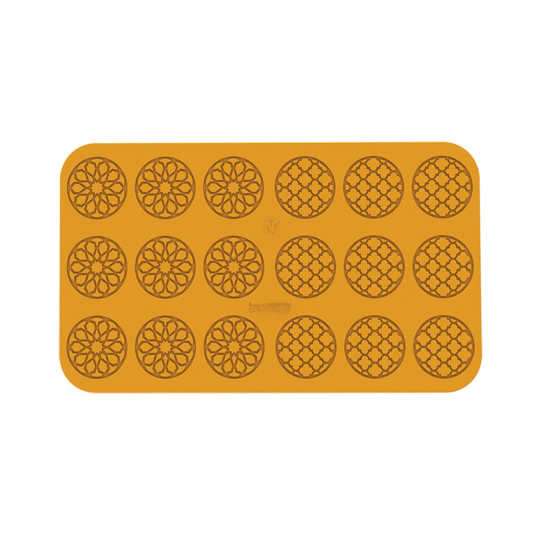 Silikomart - Moule Silicone Décor Rond Ambra (x16) Naturae