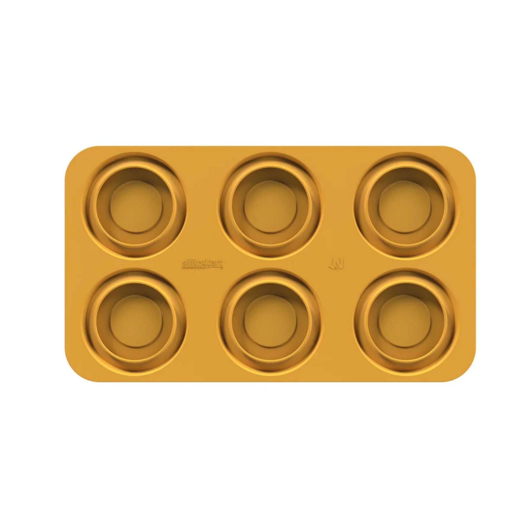 Silikomart - Moule Silicone Décor Assiette Ø 11,5 x H 1,5 cm (x6) Naturae