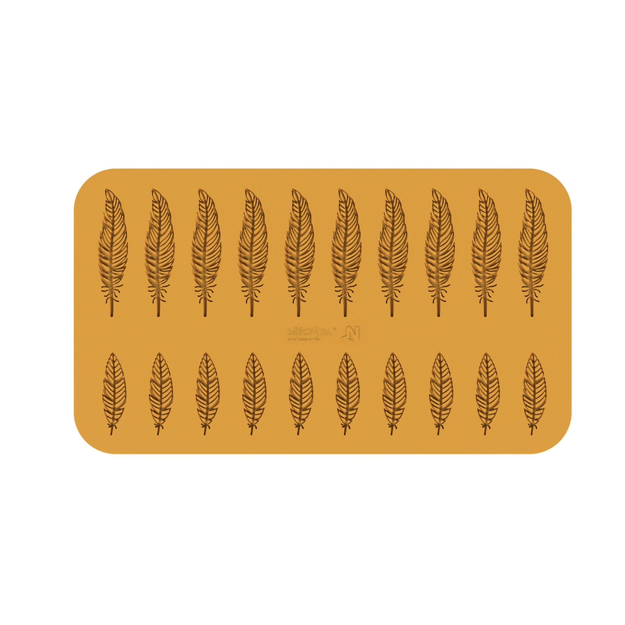 Silikomart - Moule Silicone Décor Plume (x20) Naturae