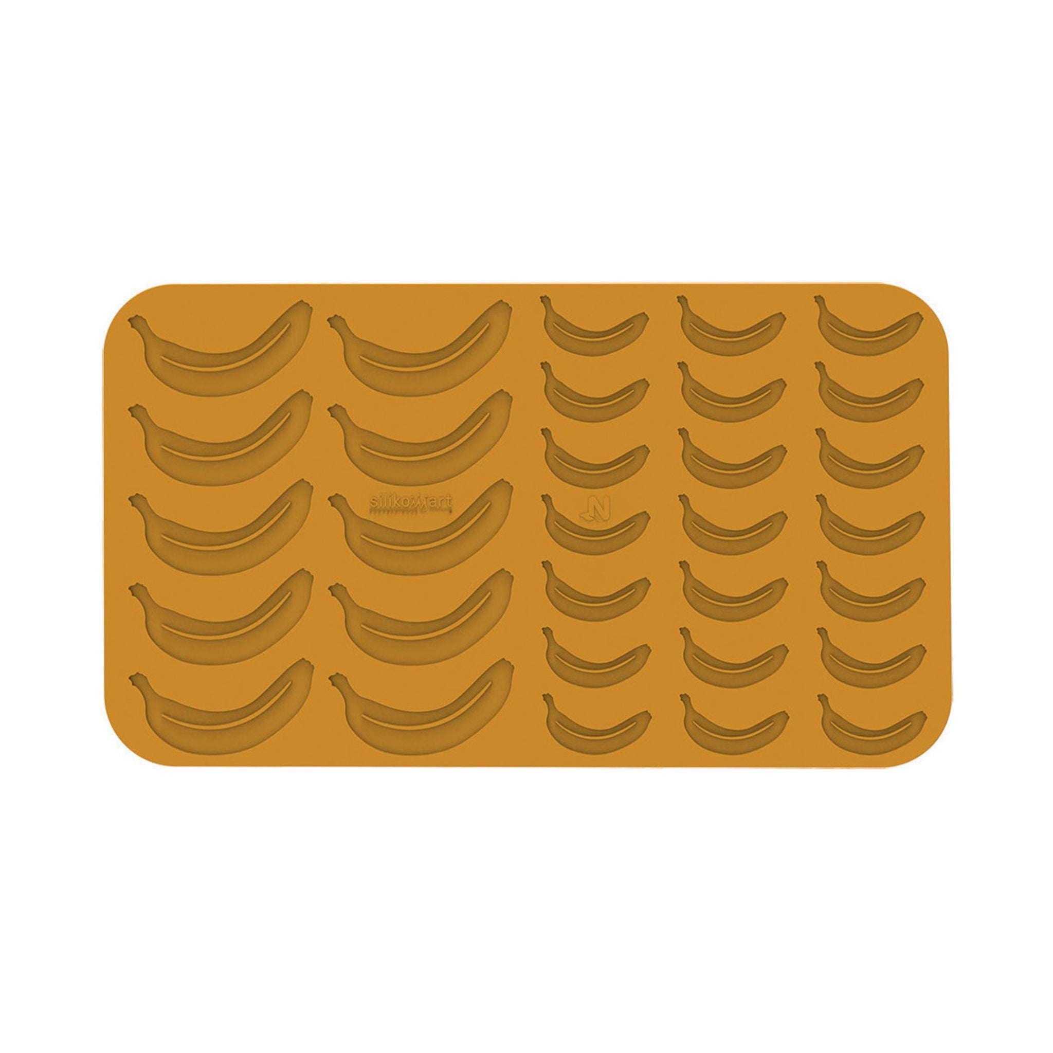 Silikomart - Moule Silicone Décor Banane (x31) Naturae