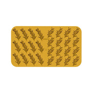 tapis décoratif motifs feuilles