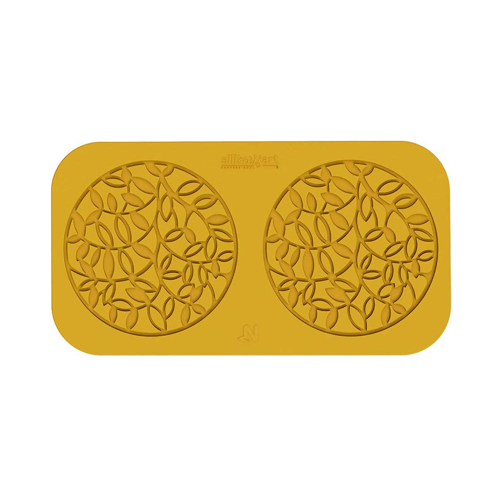 Silikomart - Moule Silicone Décors Exotique Ø 140mm (x2) Naturae
