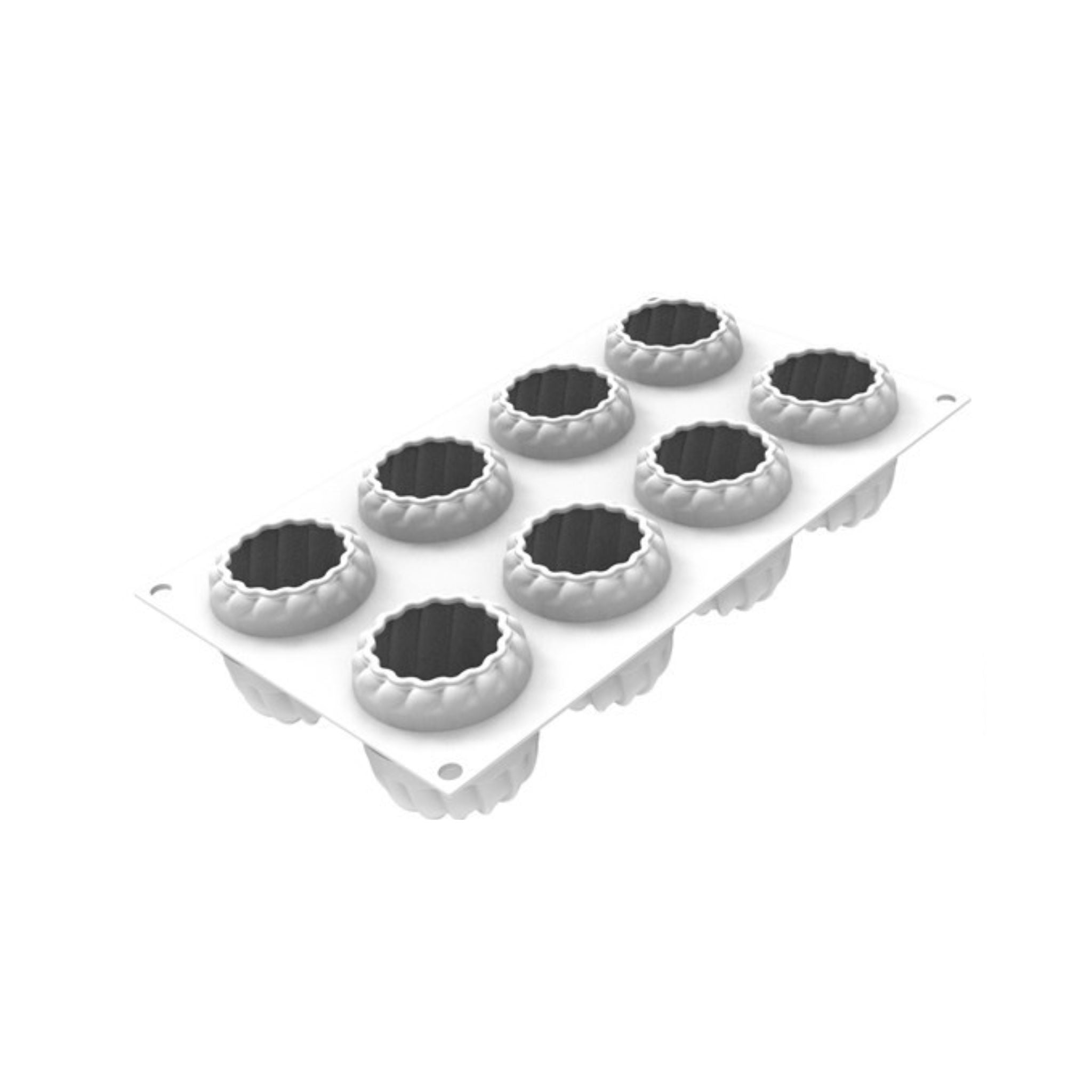 Silikomart - Moule Silicone 8 Harmony Ø 6 x H 6,7 cm
