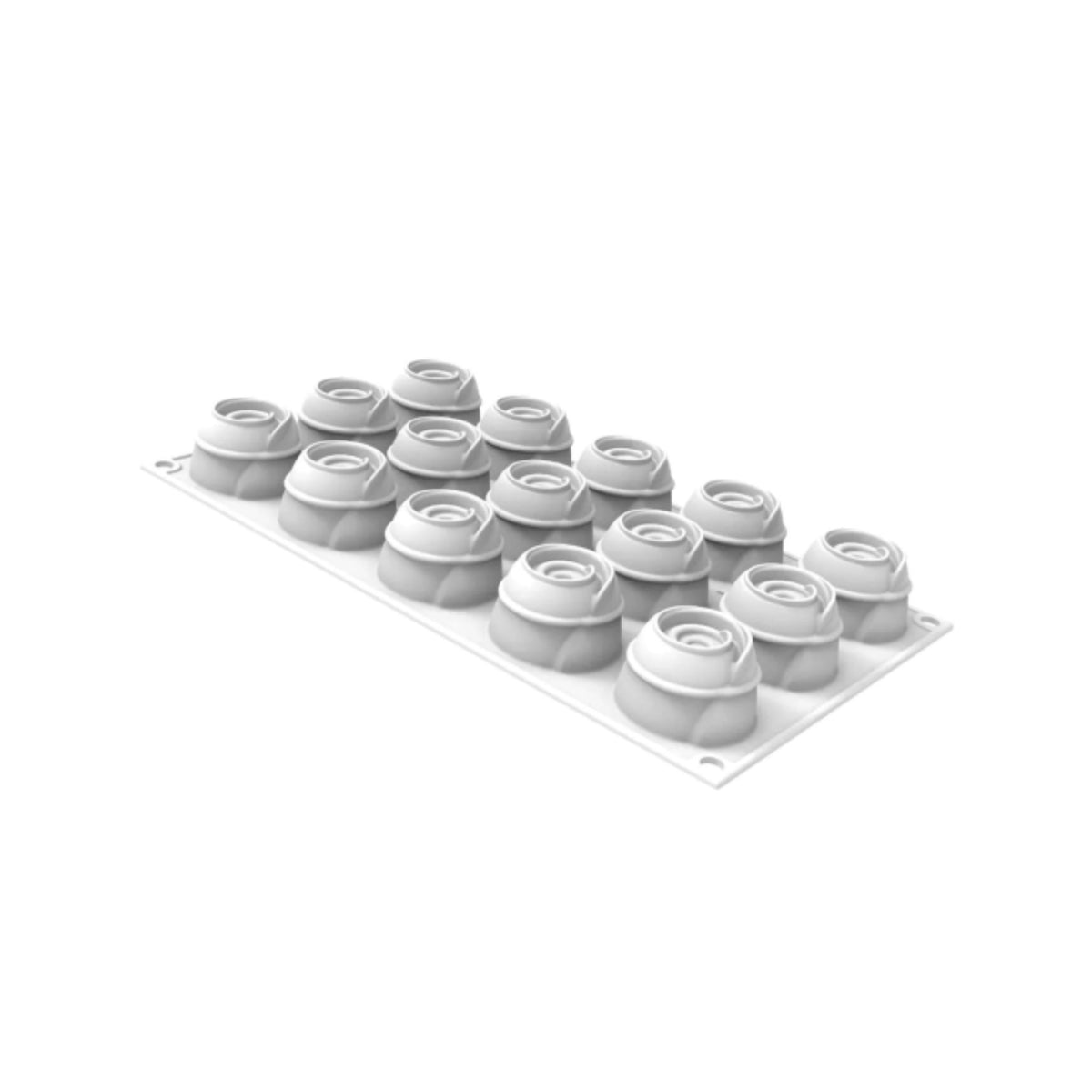 Moule silicone 15 empreintes roses vue extérieure