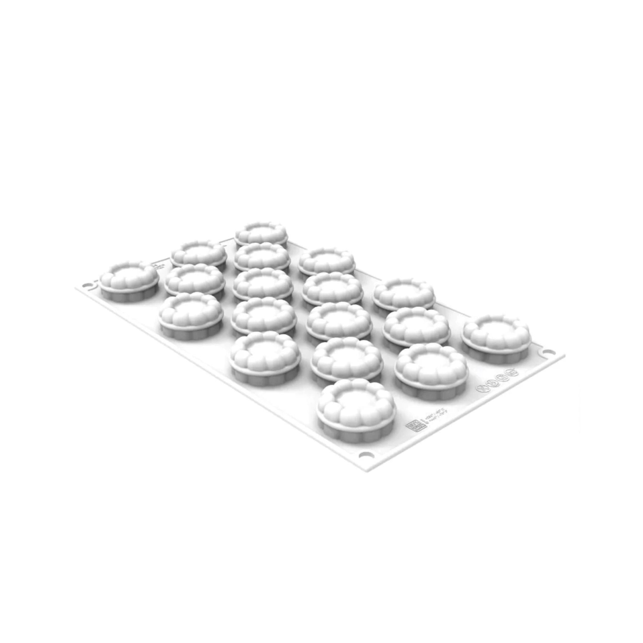 Silikomart - Moule Silicone 18 Charlottes XS Ø 3,8 x H 1,8 cm