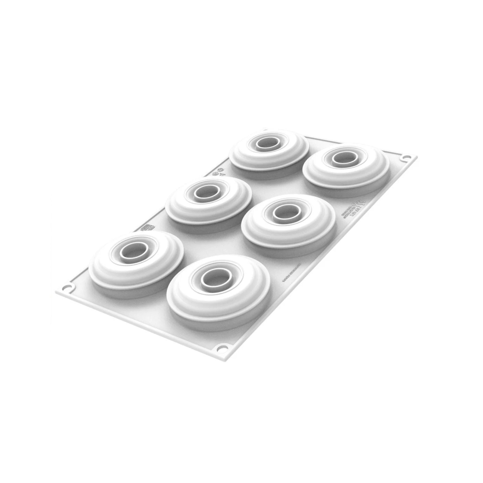 Silikomart - Moule Silicone 6 Sara Ø 7,5 x H 3 cm