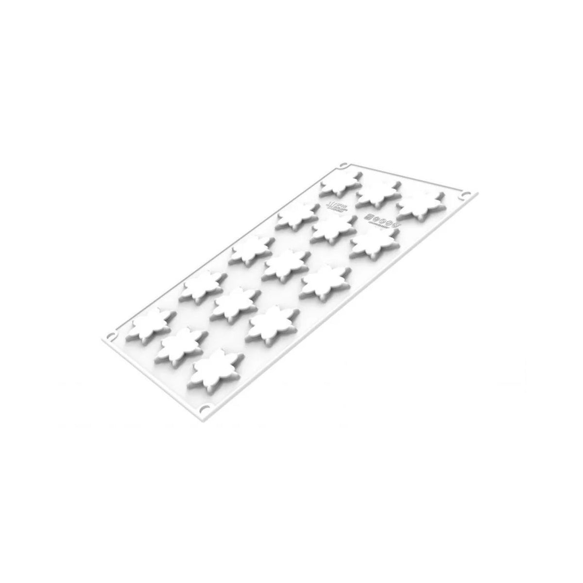 Moule silicone 15 empreintes fleurs vue extérieure