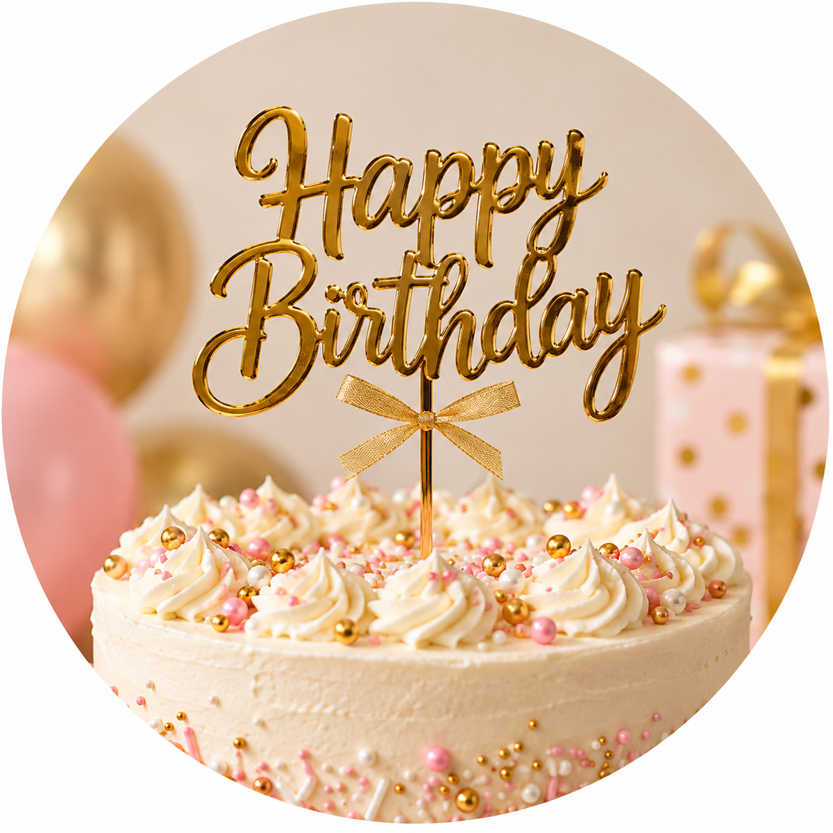 cake topper happy birthday