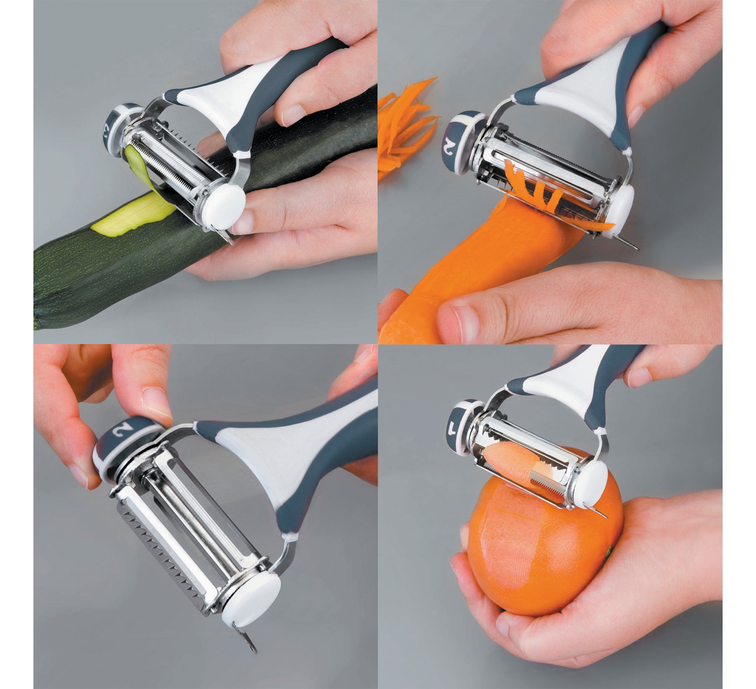 Mallard Ferrière - Éplucheur à 3 Lames Rotatives 16 cm