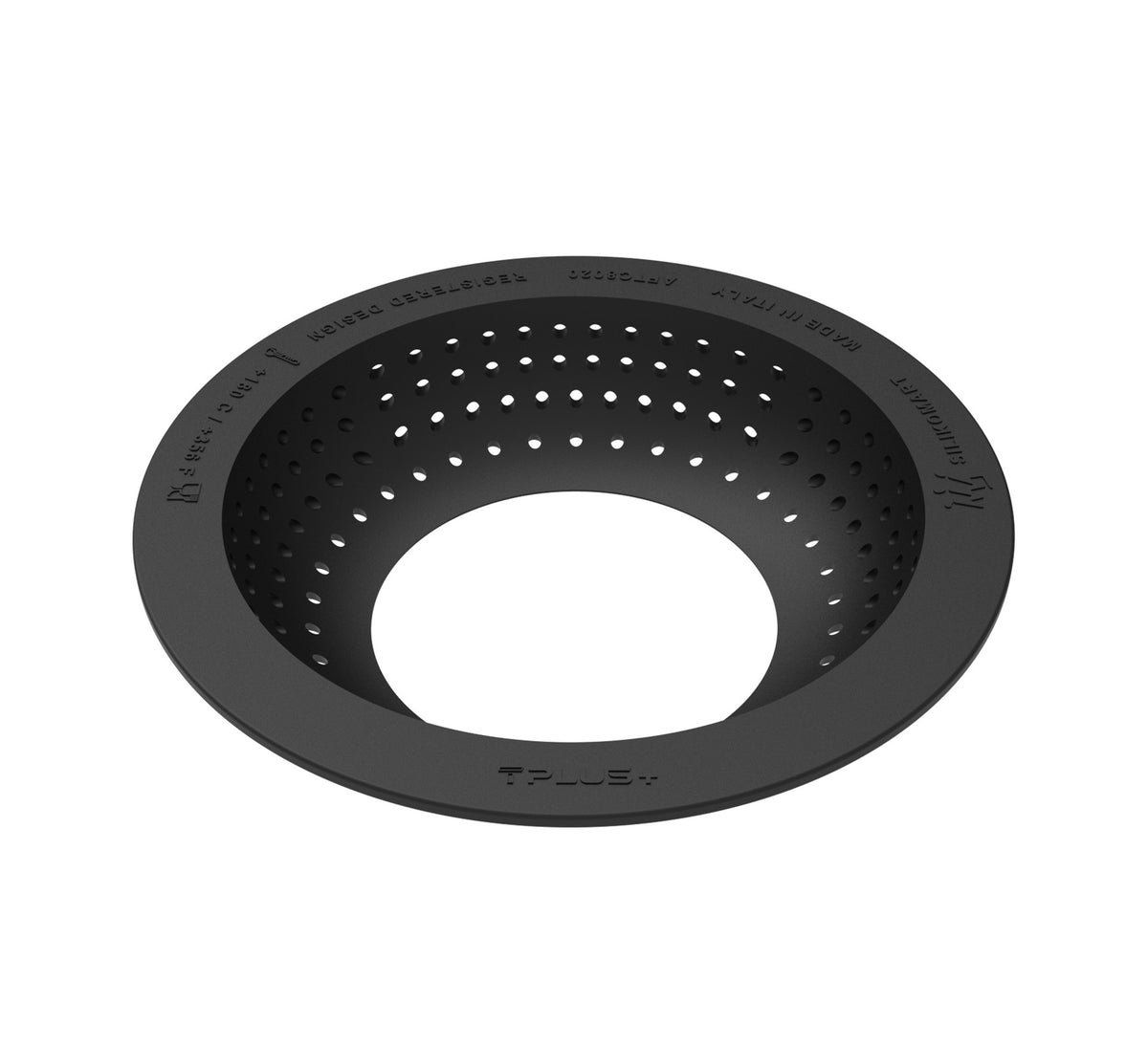 Insert perforé rond noir pour moule à tarte