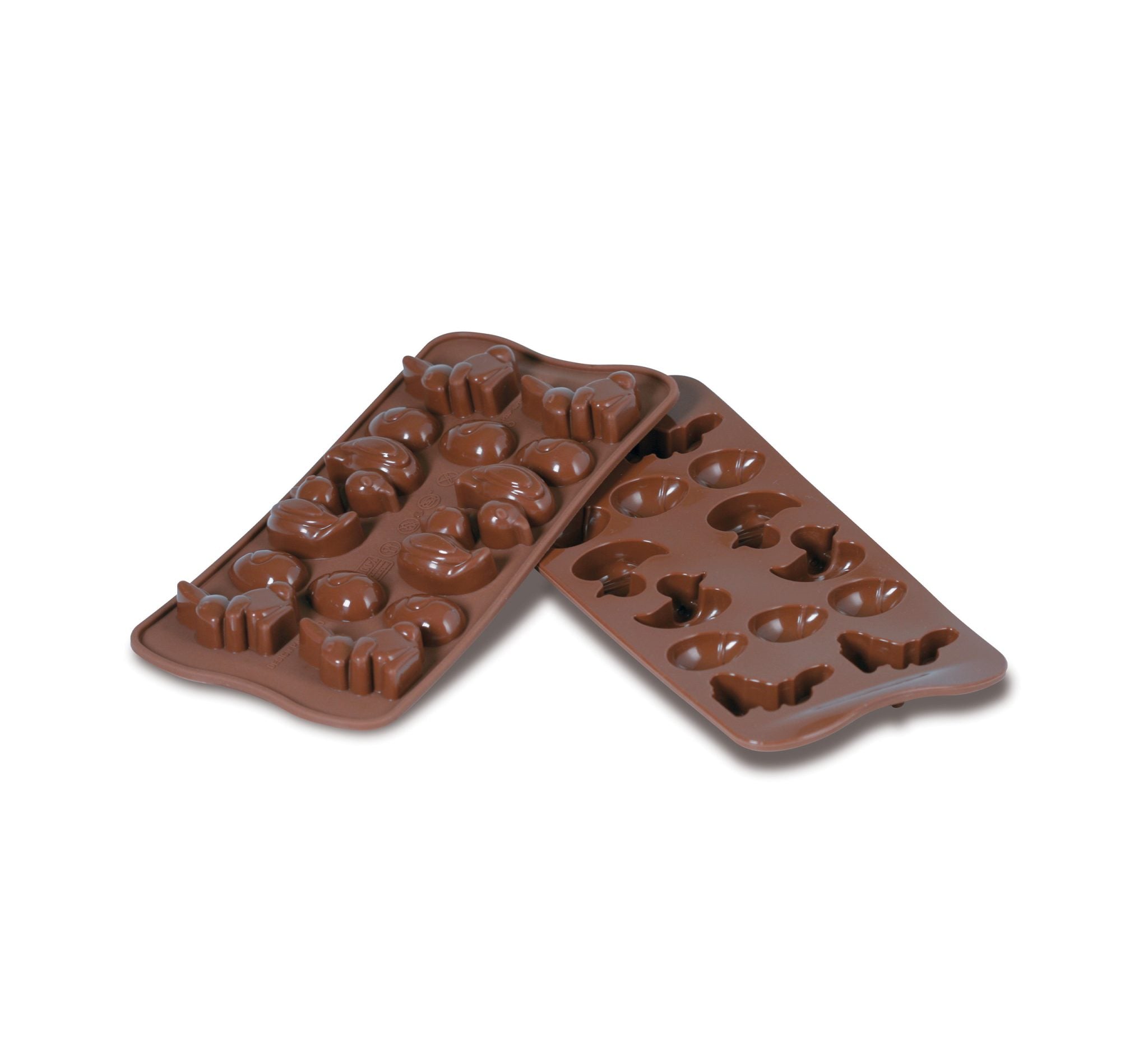 Silikomart - Moule silicone à chocolat  - 14 sujets Pâques