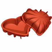 Silikomart - Moule Silicone Coeur Bombé 1100ml