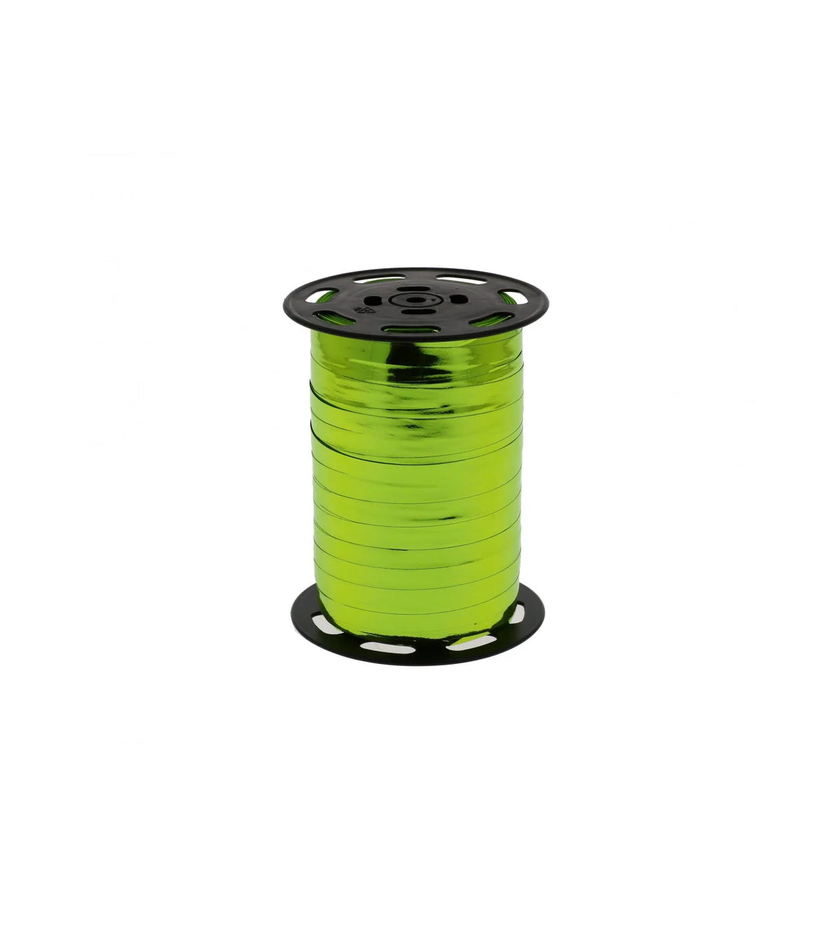 Bolduc miroir métallisé vert en bobine pour emballages cadeaux et décoration
