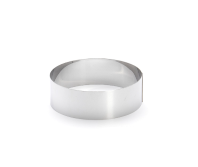 De Buyer - Cercle à entremets rond inox - h 4,5 cm