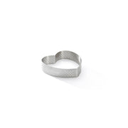 cercle perforé en inox en forme de coeur