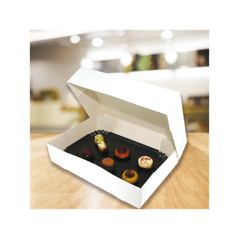 Patisdécor - Coffret Traiteur avec Boîte Pâtissière et Plateau 28 x 42 cm - H 6 cm