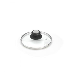 De Buyer - Couvercle en verre avec bouton en bakélite/inox