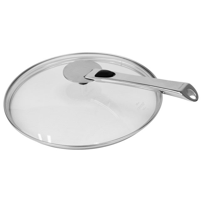 Cristel - Couvercle en verre bombé Platine